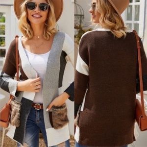 🤎☕️🖤NWT POCKETED CARDIGAN